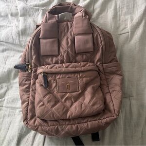 Marc Jacobs Quilted Brown Large Backpack